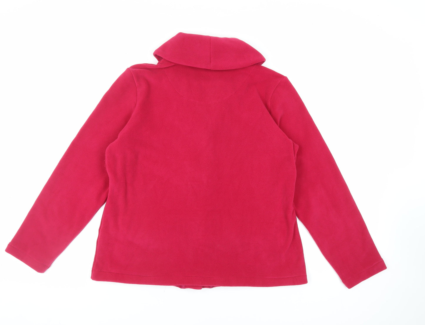 Lands' End Womens Pink Jacket Size M Button
