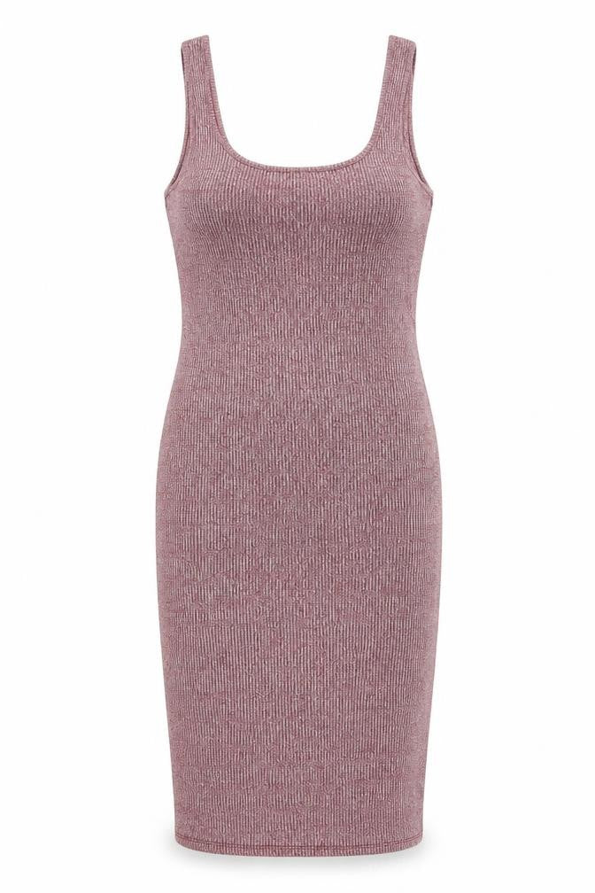 Topshop Womens Red Polyester Bodycon Size 10 Scoop Neck Pullover