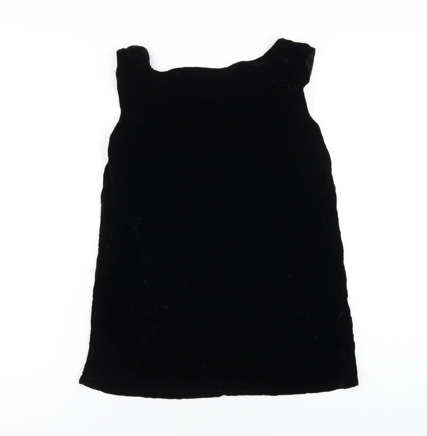 Ghost Womens Black Polyester Basic Tank Size XS Scoop Neck