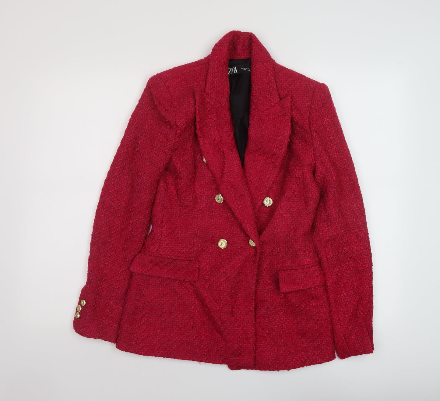 Zara Womens Pink Jacket Size XS Button
