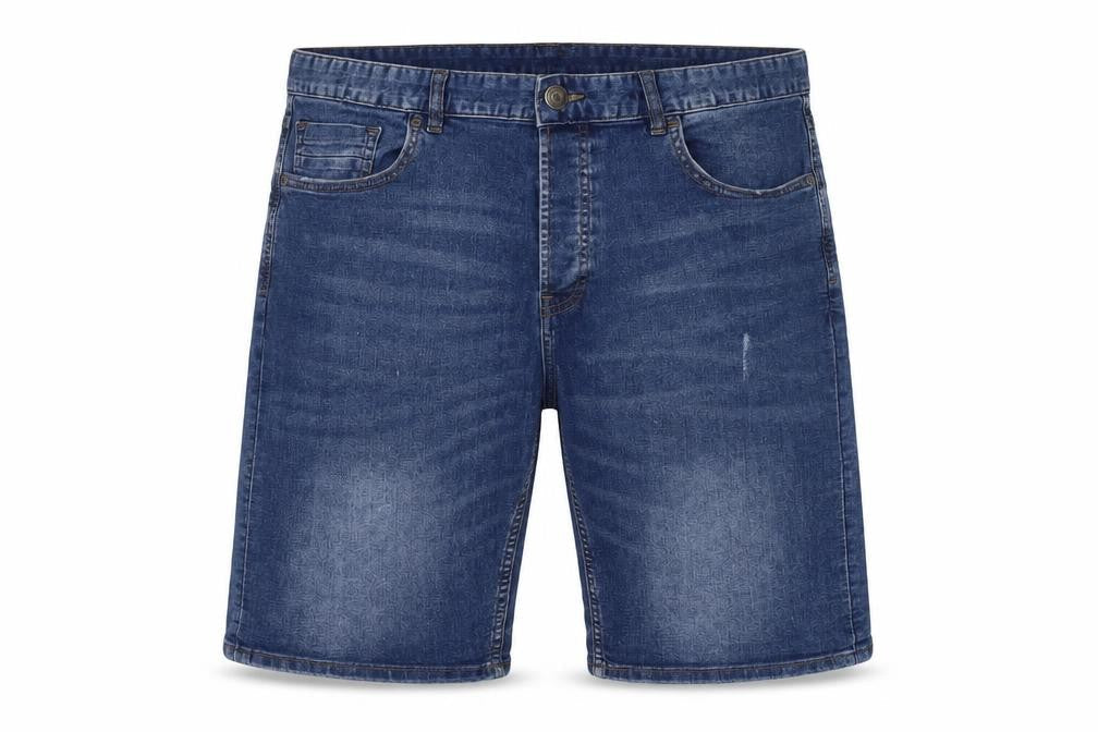 ACW 85 Mens Blue Cotton Bermuda Shorts Size 38 in L12 in Regular Button