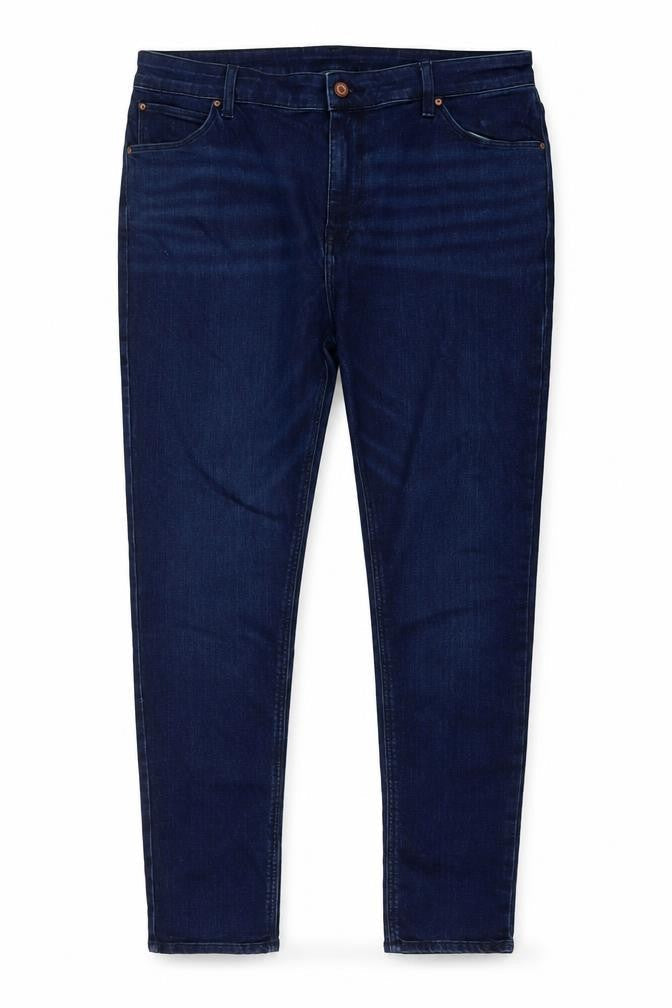 ASOS Mens Blue Cotton Skinny Jeans Size 38 in L30 in Regular Button