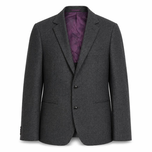 Duchamp Mens Grey Wool Jacket Suit Jacket Size 40 Regular