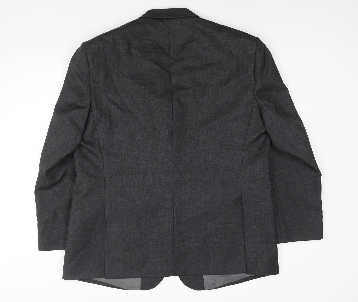 Slaters Mens Grey Polyester Jacket Suit Jacket Size 44 Regular