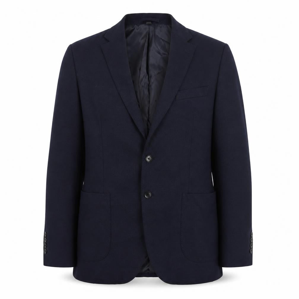 Marks & Spencer Mens Blue Polyamide Jacket Suit Jacket Size 42 Regular