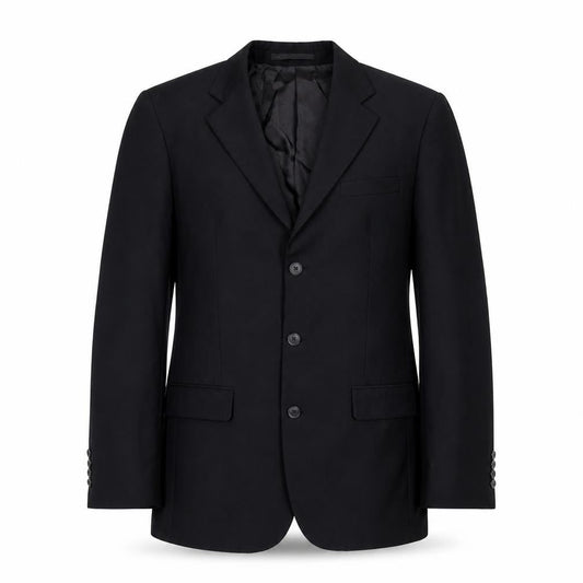 Mexx Mens Black Wool Jacket Suit Jacket Size 38 Regular