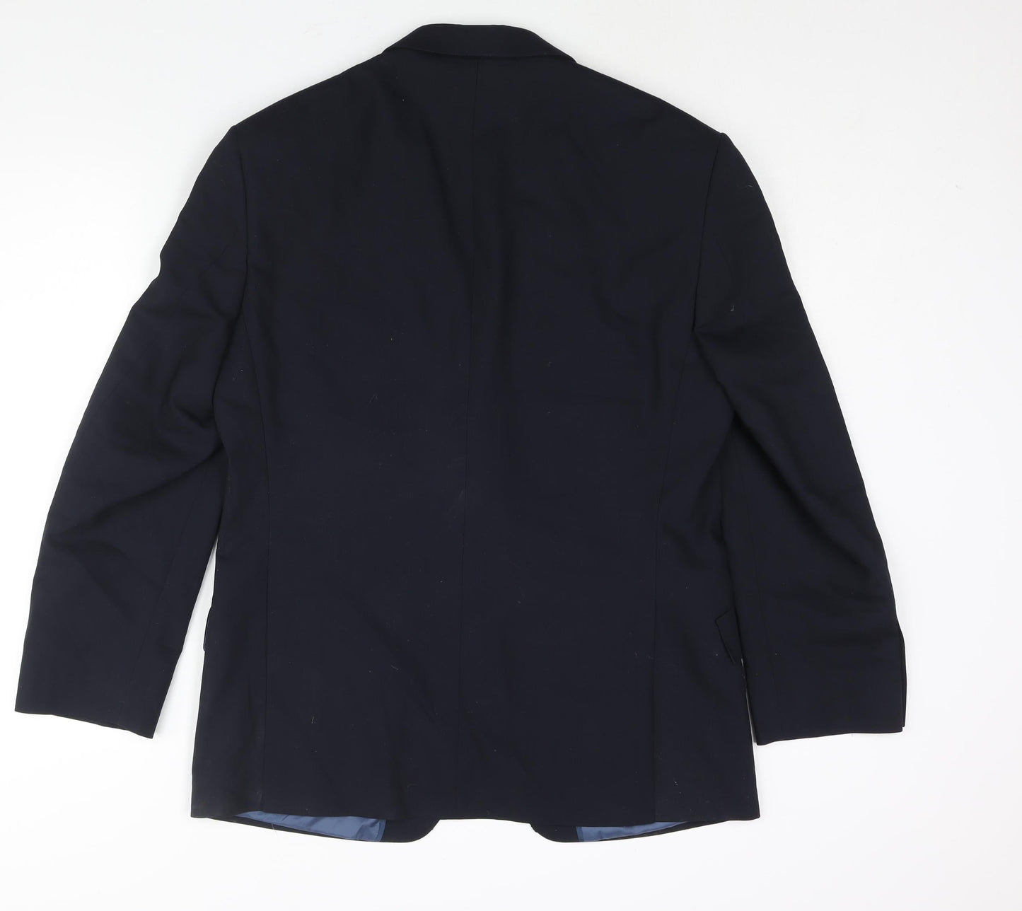 Marks and Spencer Mens Blue Wool Jacket Suit Jacket Size 40 Regular