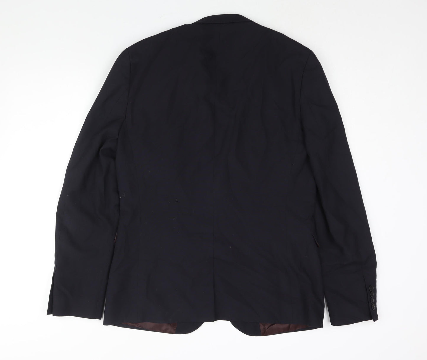 NEXT Mens Blue Polyester Jacket Suit Jacket Size 42 Regular