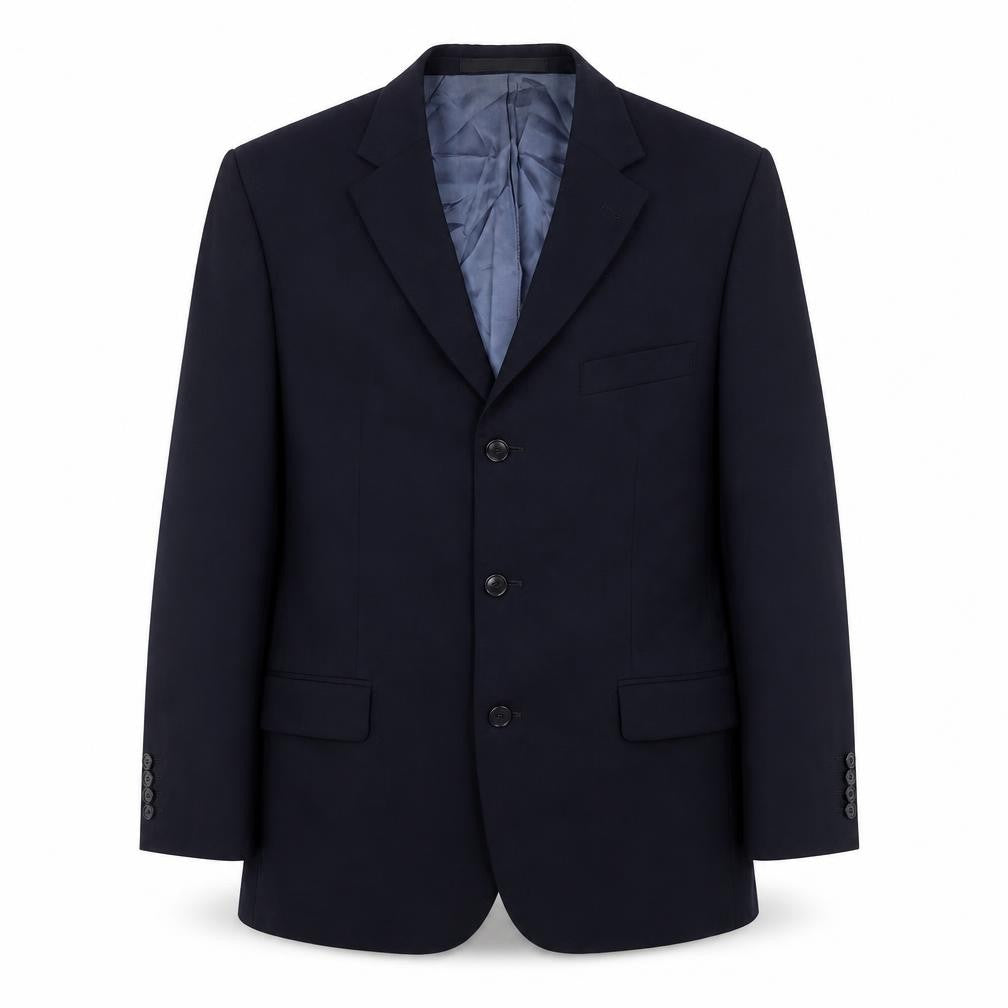 Marks & Spencer Mens Blue Wool Jacket Suit Jacket Size 40 Regular