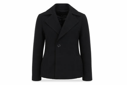 Zara Womens Black Jacket Blazer Size S Button
