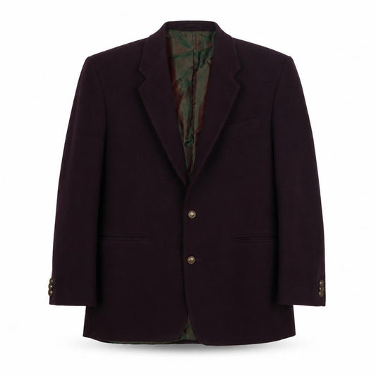 Nico Mens Purple Jacket Blazer Size 40 Button - Vintage