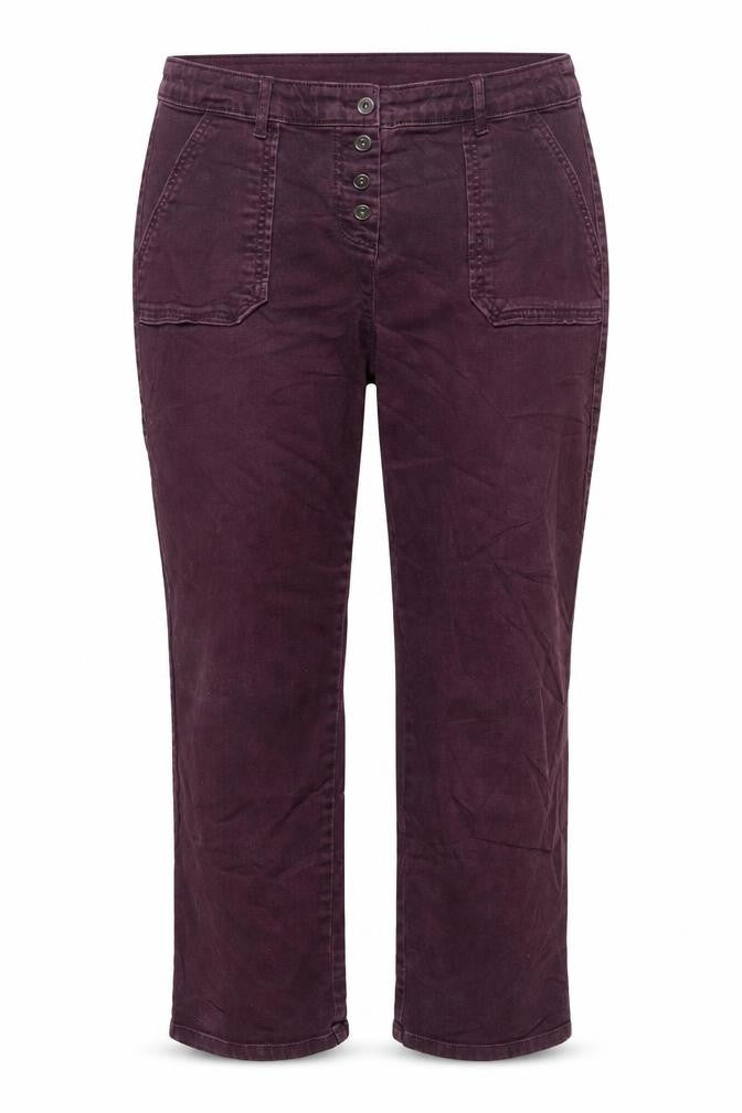 Next Womens Red Cotton Straight Jeans Size 16 L28 in Regular Button