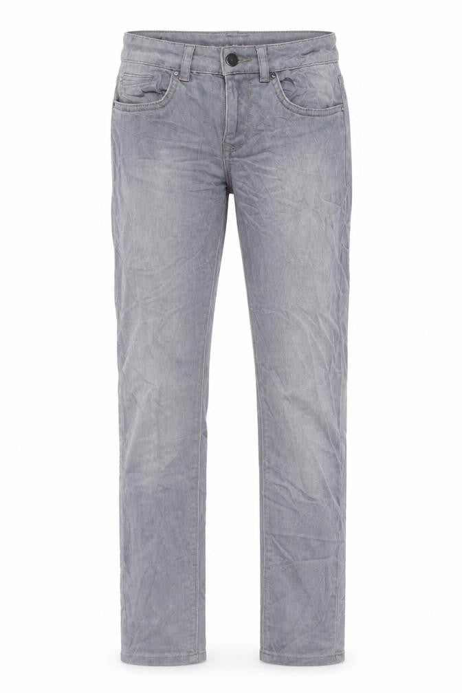 Richmond Womens Grey Cotton Straight Jeans Size 26 in L30 in Slim Zip