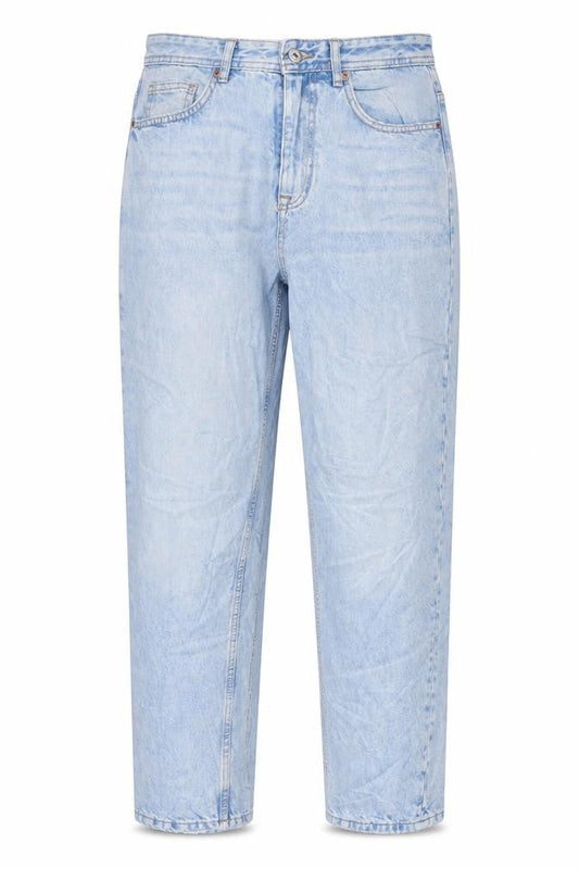 Pull&Bear Womens Blue Cotton Straight Jeans Size 10 L28 in Regular Zip