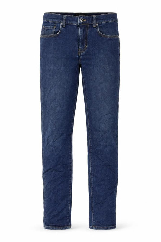 J.Lindeberg Mens Blue Cotton Straight Jeans Size 31 in L32 in Regular Zip