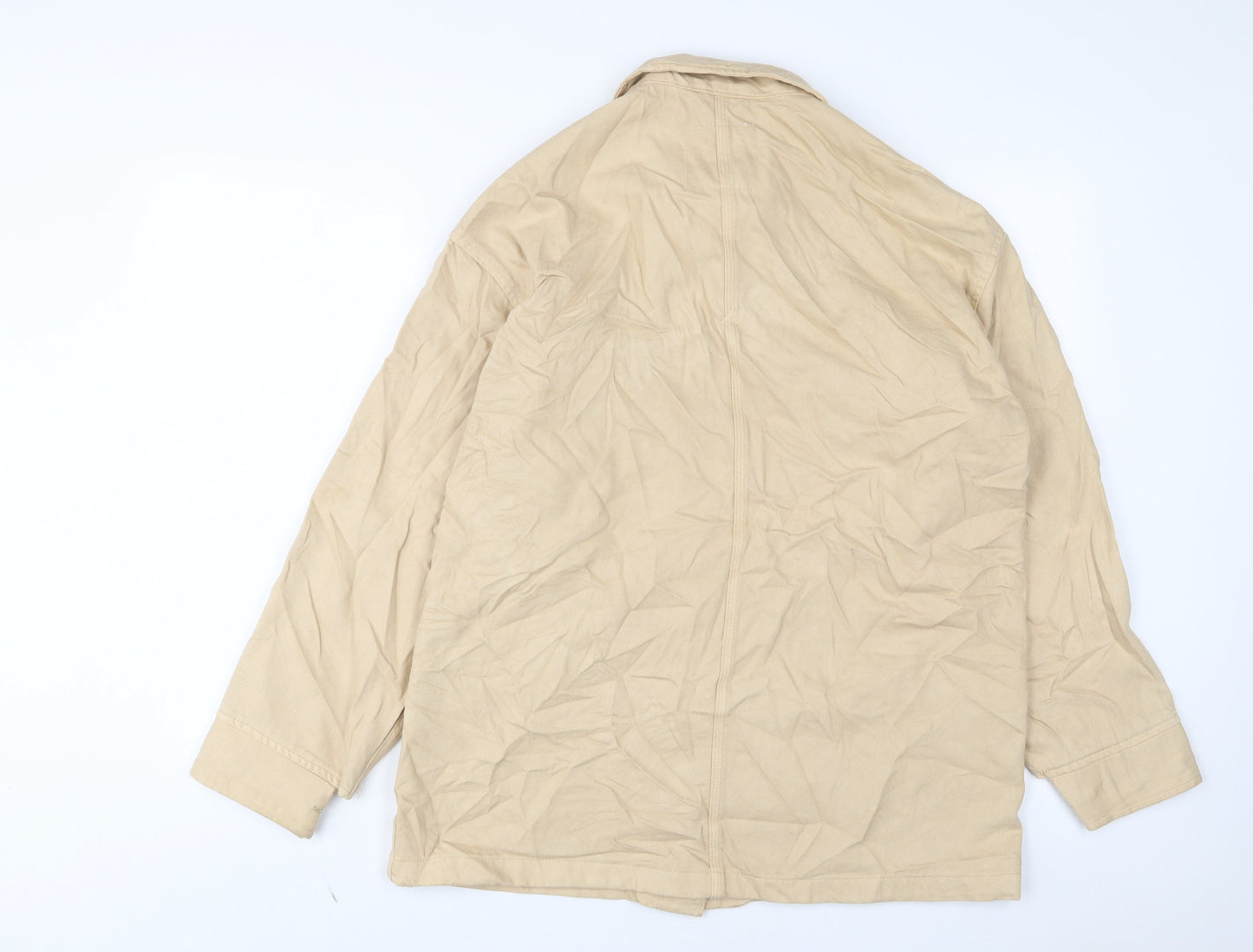 Monki Womens Beige Jacket Size S Button