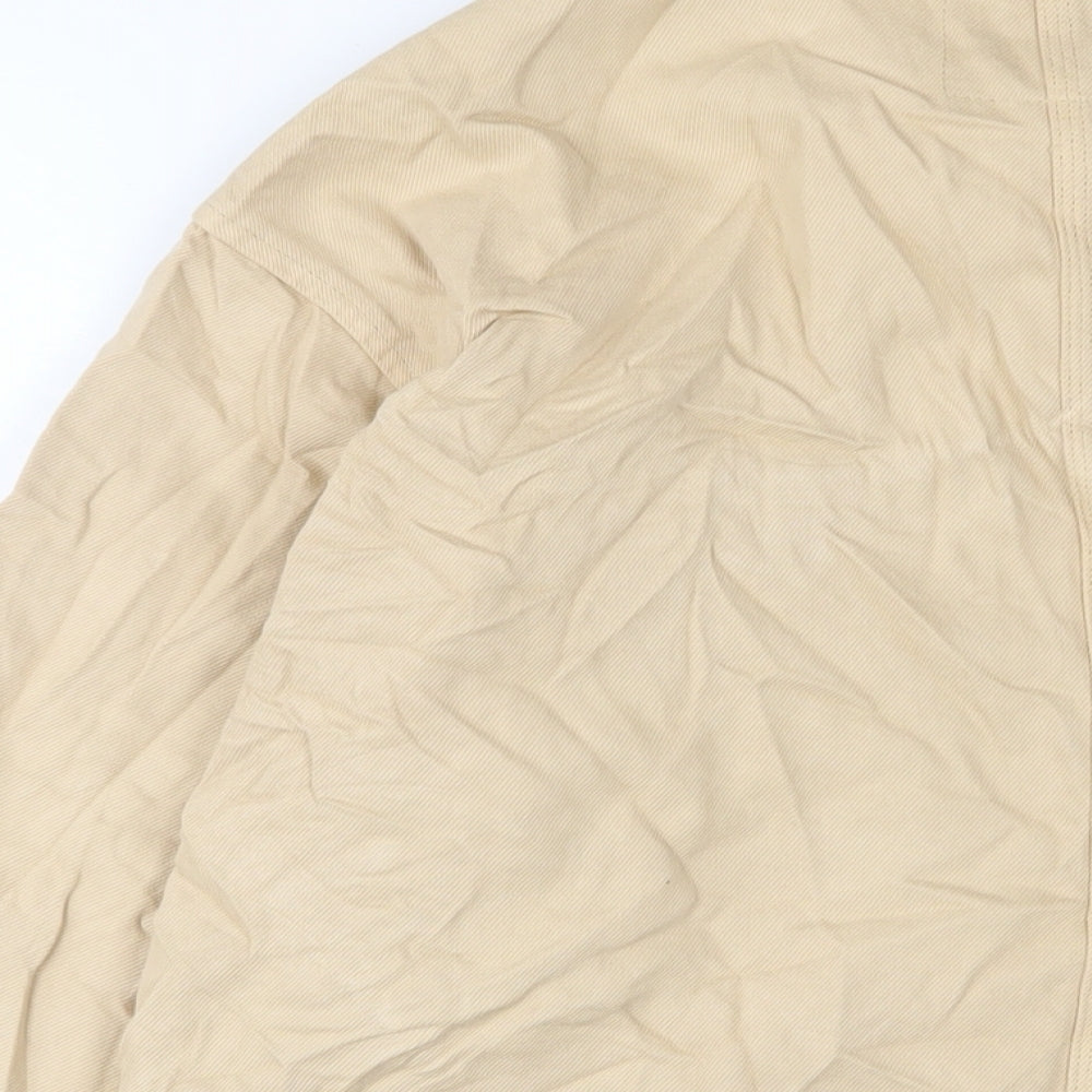 Monki Womens Beige Jacket Size S Button