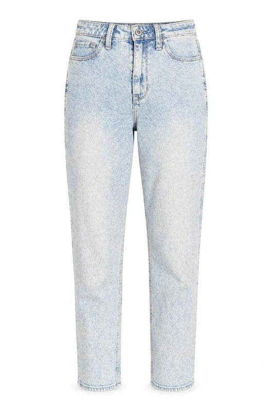 Hollister Womens Blue Cotton Mom Jeans Size 25 in L27 in Regular Zip