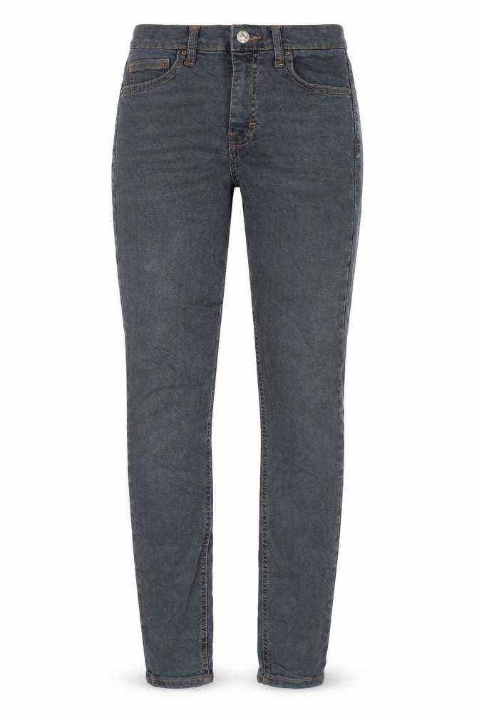 Topshop Womens Grey Cotton Skinny Jeans Size 26 in L32 in Regular Zip