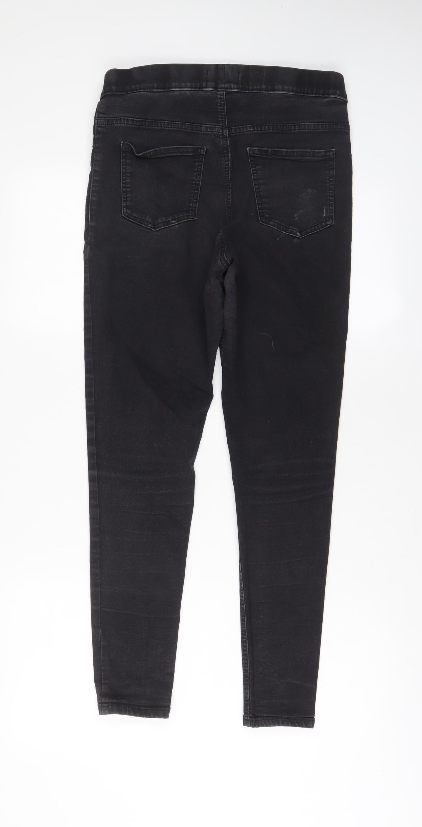 Marks and Spencer Womens Grey Cotton Jegging Jeans Size 12 L27 in Regular