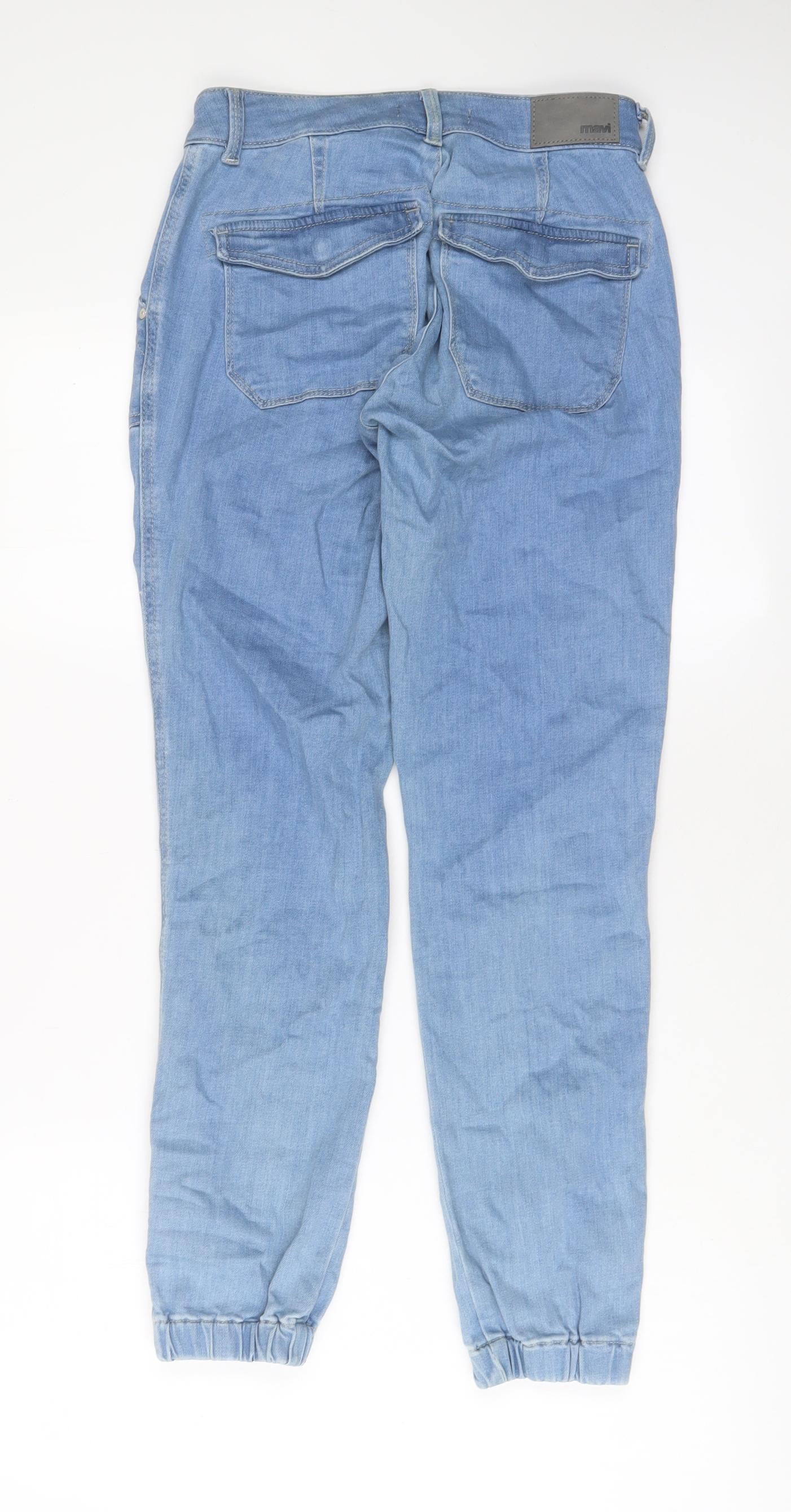 Mavi Womens Blue Cotton Tapered Jeans Size 28 in L28 in Slim Zip