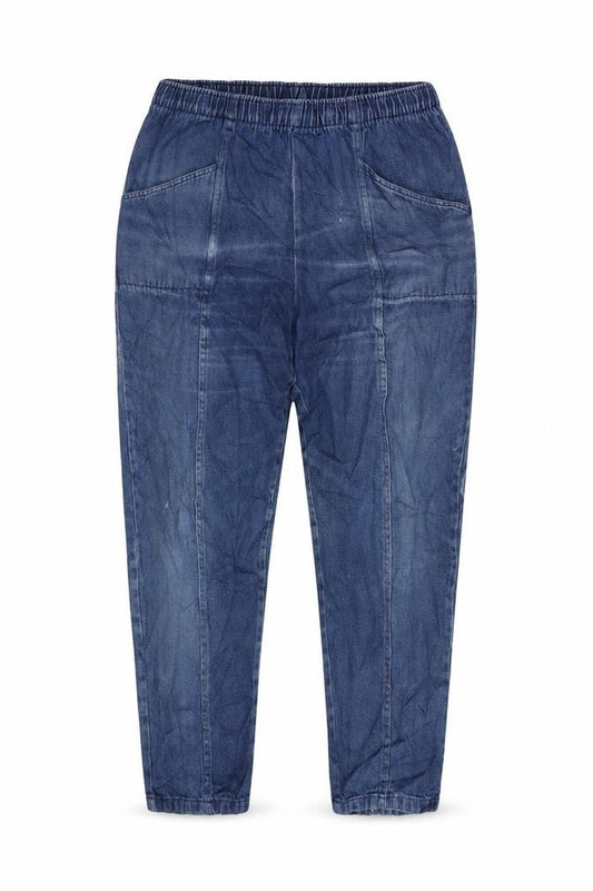 Being Casual Womens Blue Cotton Tapered Jeans Size 14 L28 in Regular