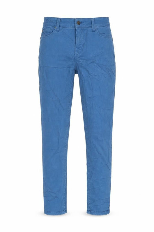 YNDJ Womens Blue Cotton Blend Straight Jeans Size 8 L28 in Regular Zip