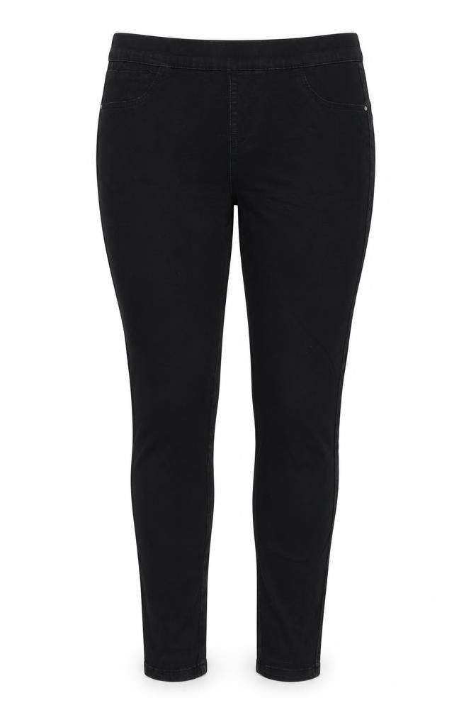 Denim & Co. Womens Black Cotton Blend Jegging Jeans Size 10 L26 in Regular