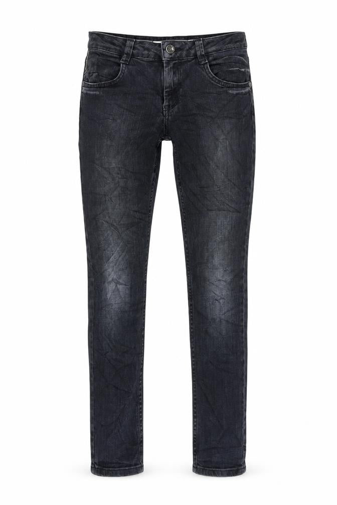 Topshop Womens Blue Cotton Blend Straight Jeans Size 28 in L26 in Regular Zip