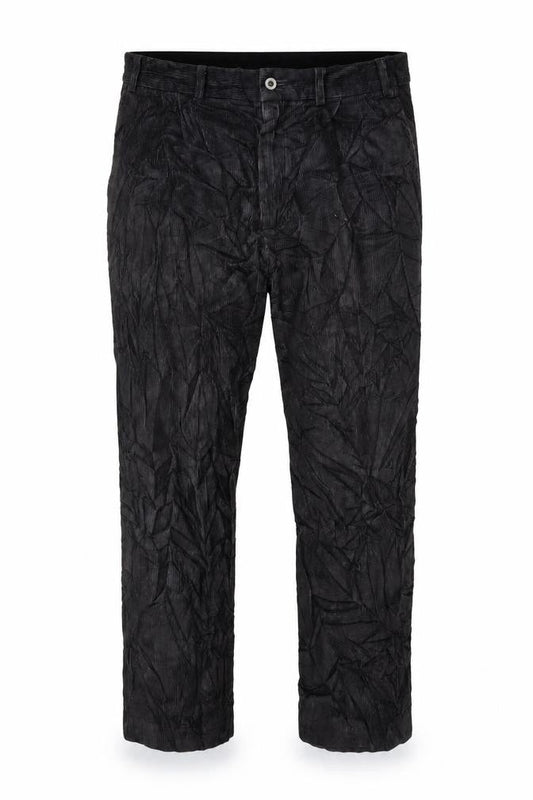 Front view of Maine New England men’s grey cotton trousers, size 36, in, 27-inch leg regular zip