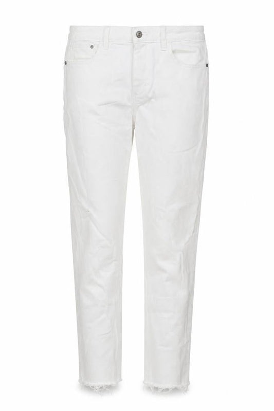 F&F Womens White Cotton Skinny Jeans Size 12 L27 in Regular Zip