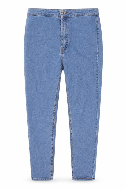 Bershka Womens Blue Cotton Jegging Jeans Size 30 in L27 in Regular