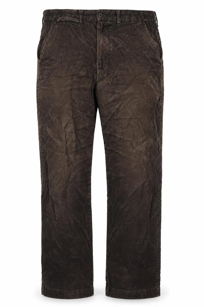 Marks & Spencer Mens Beige Cotton Straight Jeans Size 34 in L29 in Regular Zip