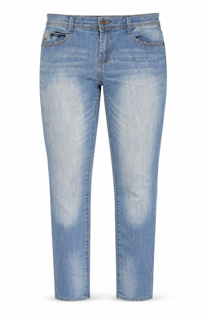 Denim & Co. Womens Blue Cotton Skinny Jeans Size 10 L30 in Regular Zip