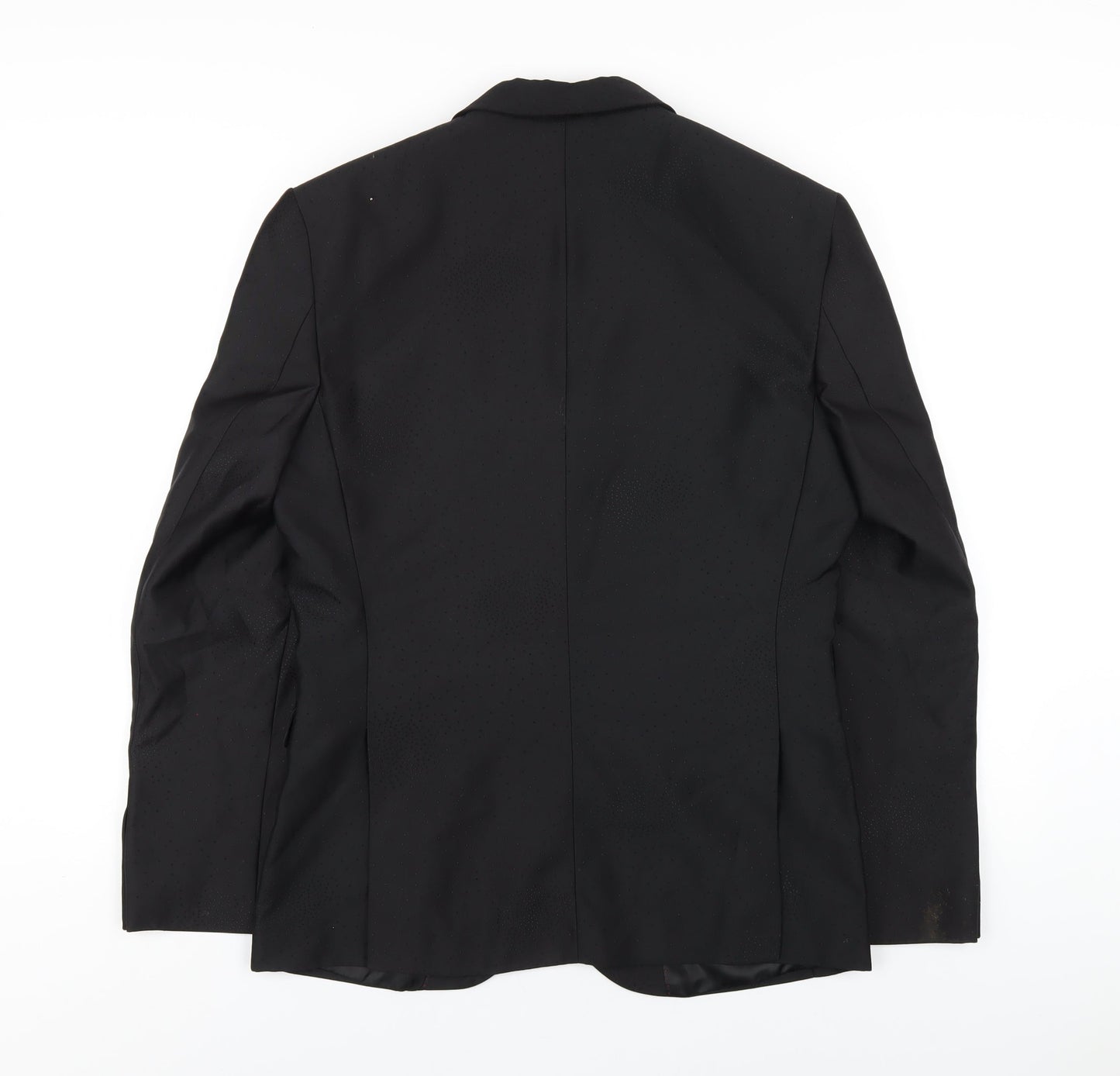 Blackberrys Mens Black Polyester Jacket Blazer Size 38 Regular