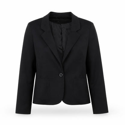 H&M Womens Black Polyester Jacket Blazer Size 10