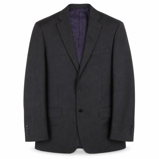 Savoy Taylors Guild Mens Grey Wool Jacket Blazer Size 42 Regular
