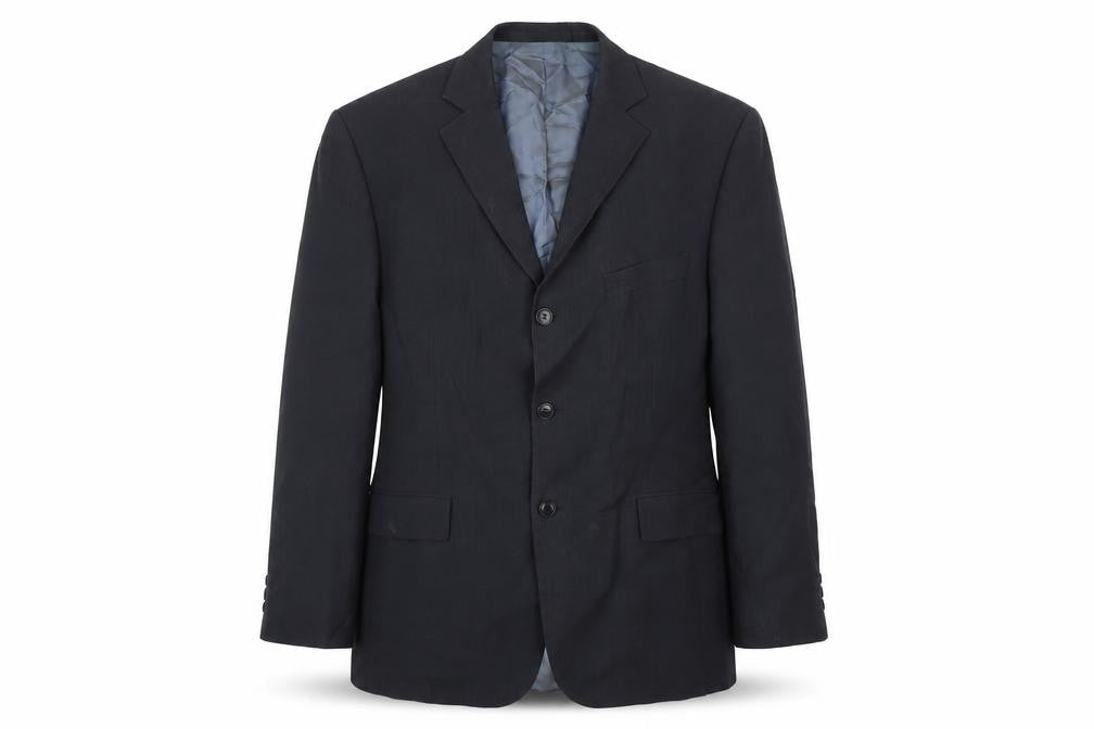 Marks & Spencer Mens Blue Wool Jacket Blazer Size 42 Regular