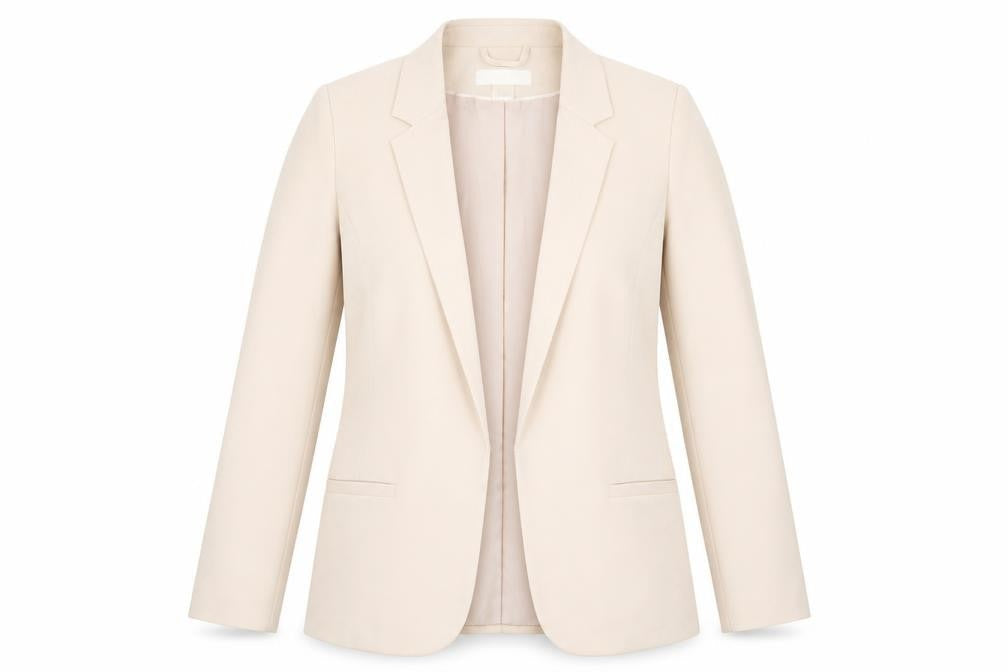 H&M Womens Beige Jacket Blazer Size 8