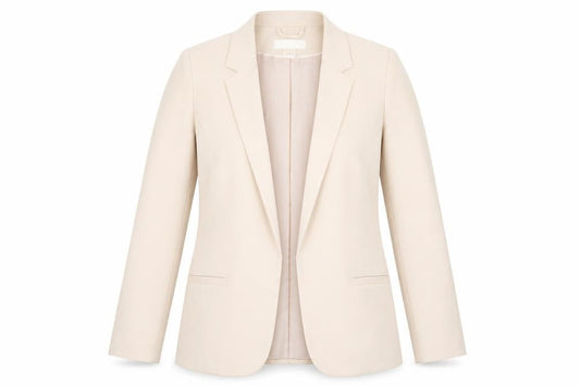 H&M Womens Beige Jacket Blazer Size 8