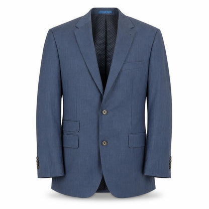 Aspen & Court Mens Blue Polyester Jacket Blazer Size 42 Regular