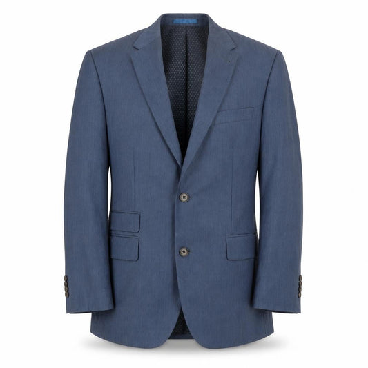Aspen & Court Mens Blue Polyester Jacket Blazer Size 42 Regular