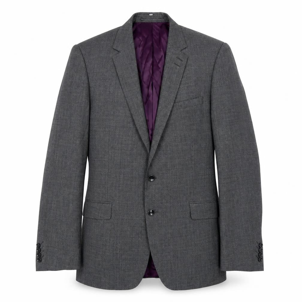 Autograph Mens Grey Wool Jacket Blazer Size 40 Regular
