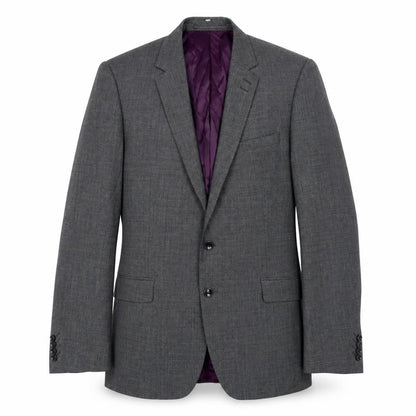 Front view of Autograph men’s grey wool jacket blazer, size 40, regular