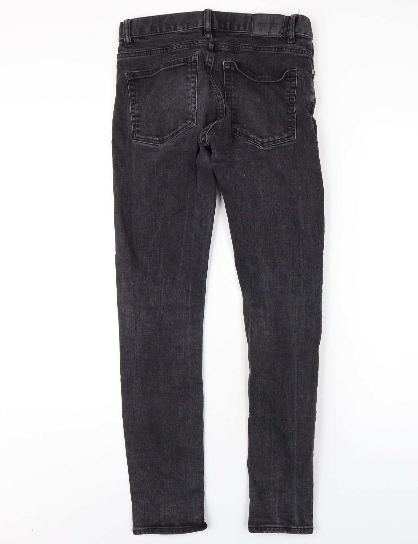 Weekday Womens Black Cotton Skinny Jeans Size 28 L30 in Regular Zip