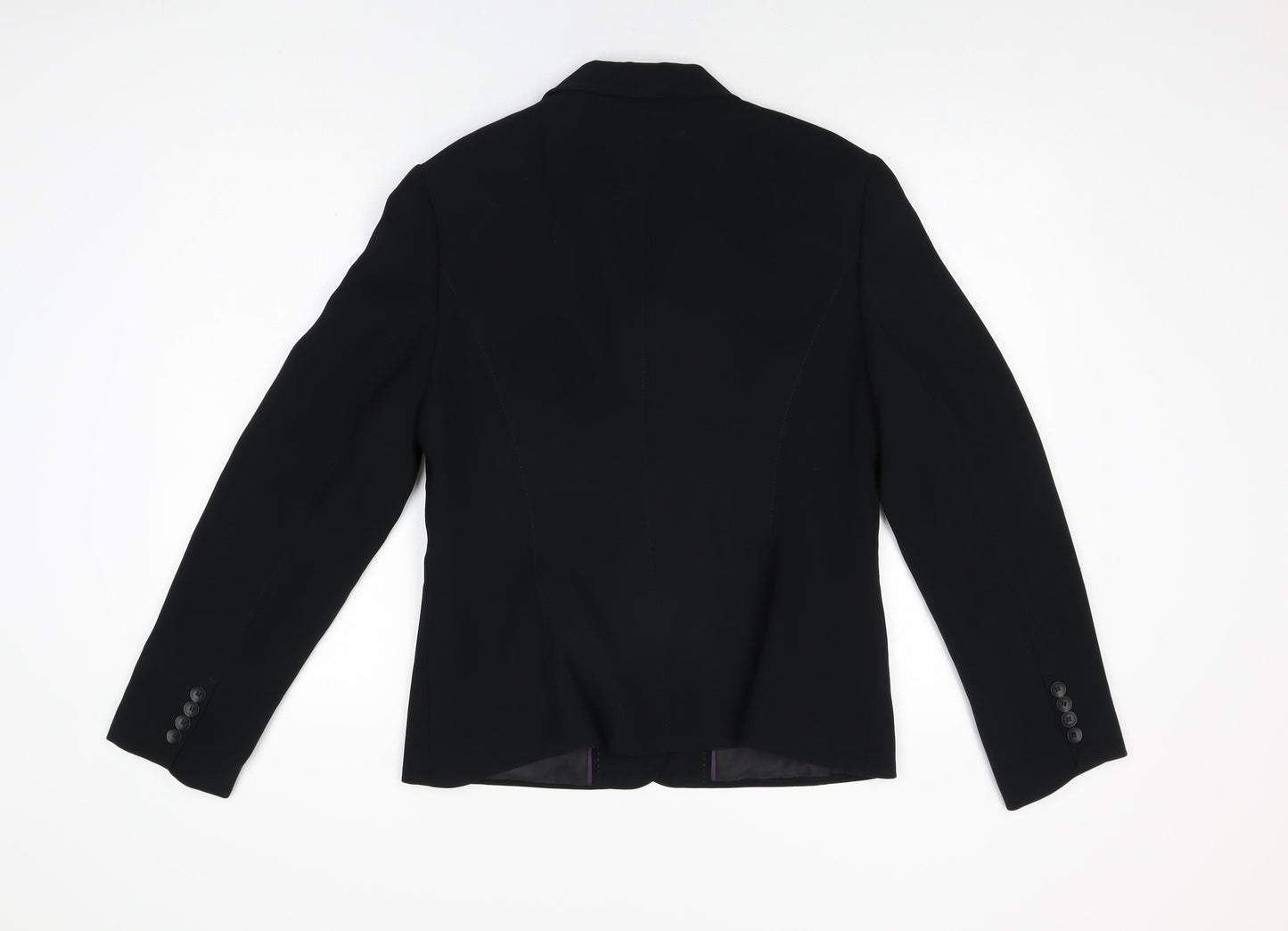 NEXT Womens Black Jacket Blazer Size 14 Button
