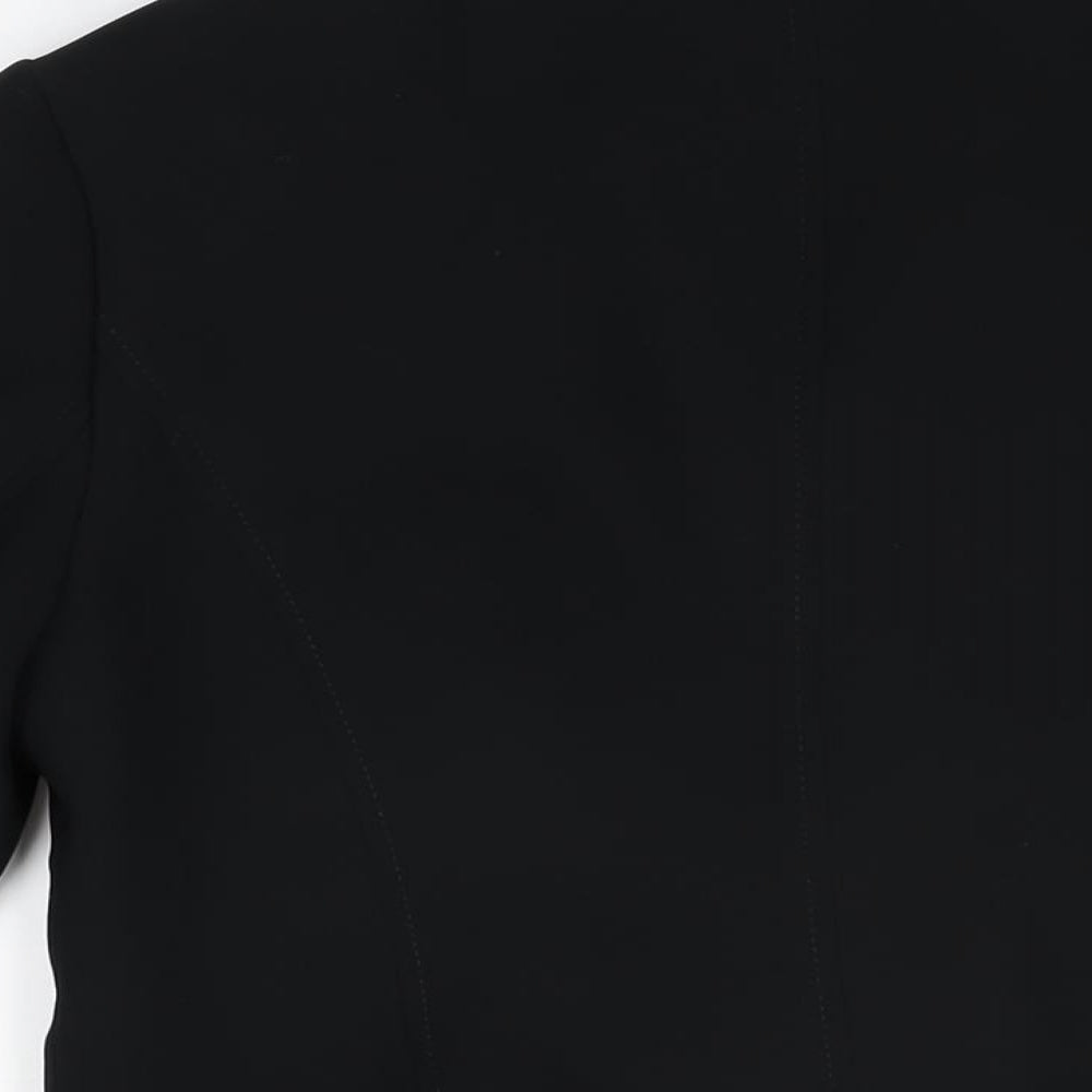 NEXT Womens Black Jacket Blazer Size 14 Button