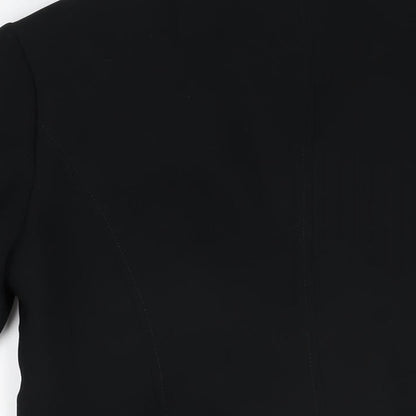 Next Womens Black Jacket Blazer Size 14 Button