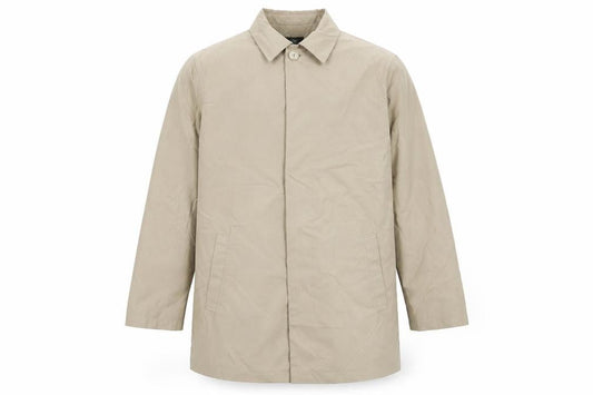 Wolsey Mens Beige Overcoat Coat Size M Button