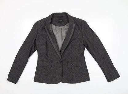 Next Womens Black Polyester Jacket Suit Jacket Size 12
